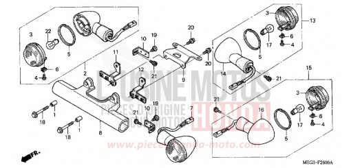 CLIGNOTANT VT750CA6 de 2006